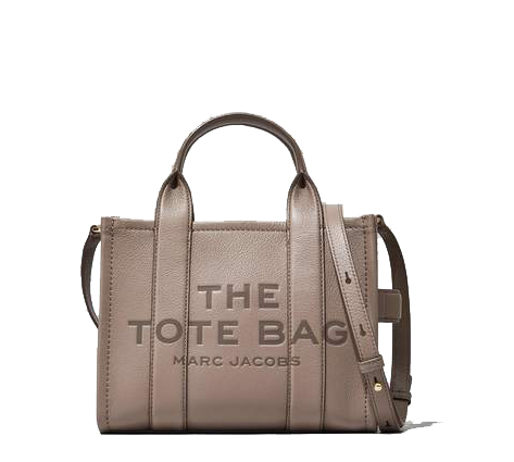 The leather mini tote bag Marc Jacobs cemento